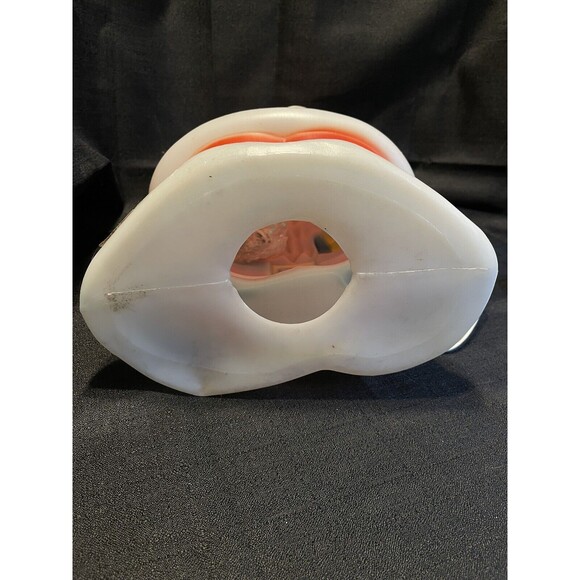 Vintage Santa Claus Blow Mold General Foam Christmas 18” Teddy Bear Gift W/cord - Picture 6 of 7